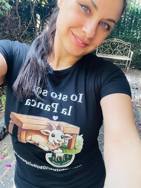 T-Shirt Solidale “Io Sto Sotto la Panca”